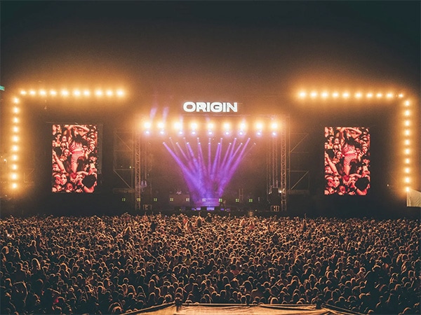 Origin Festival mosh pit