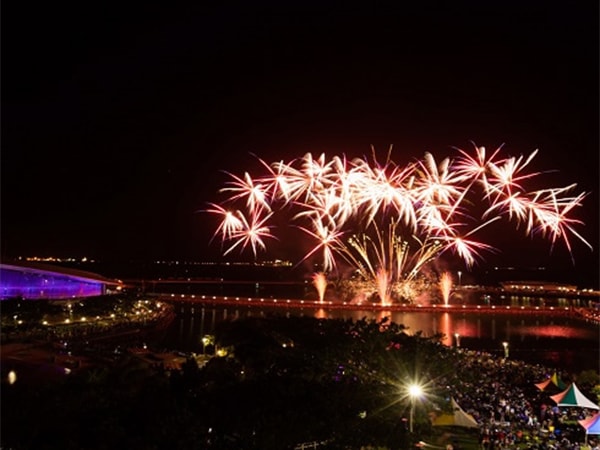 NYE Fireworks at Darwin WAterfront