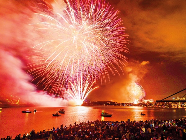 NYE on Cockatoo Island.