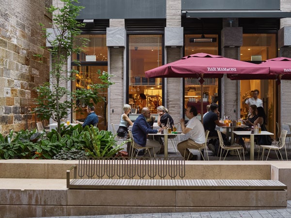 Exterior of Bar Mammoni in Sydney