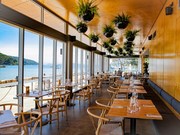 Enjoy lunch at The Box on the Water