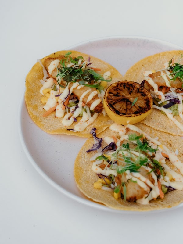 Breakfast tacos at Coolum Social