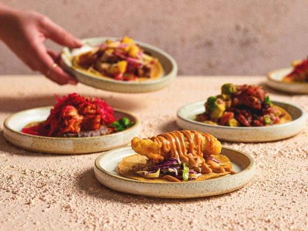 Share plates at St Alma in Freshwater