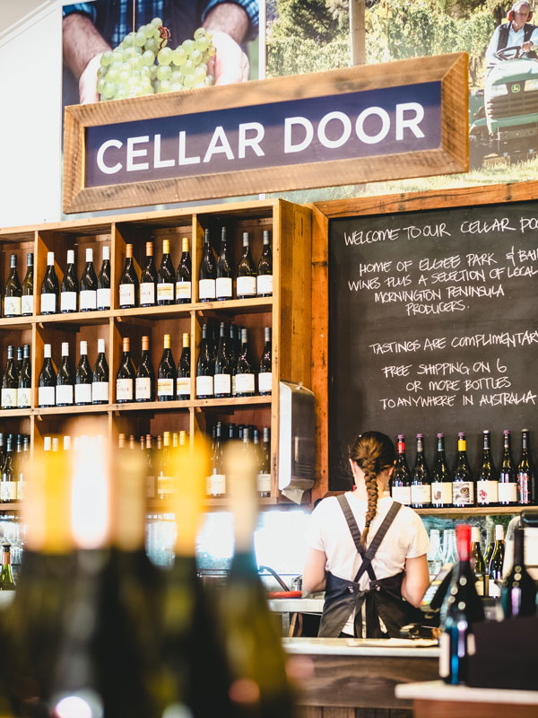 the cellar door at Merricks General Store, Mornington Peninsula