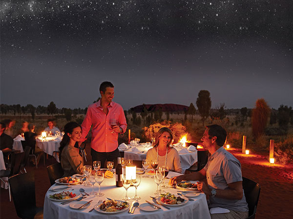 Dining in the outback