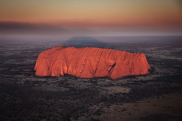 Uluru aerial