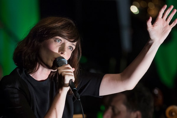 Sarah Blasko performs with the Sydney International Orchestra