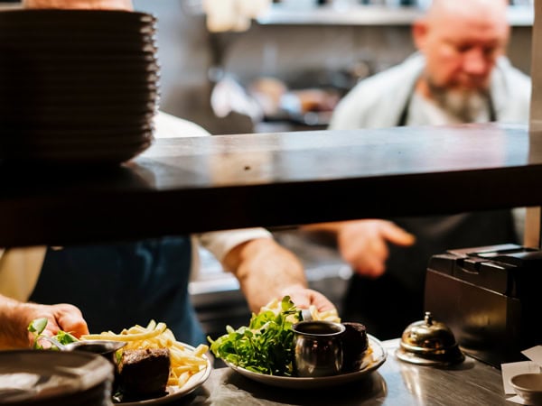 the kitchen at Bar Margaux, Melbourne, CBD