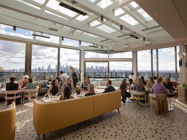 people dining at Beverley Rooftop, South Yarra