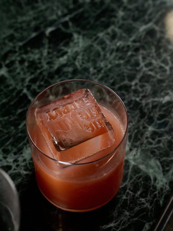 a glass of cocktail at Bouvardia, Melbourne