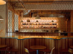 the bar interior of Hope St Radio, Melbourne