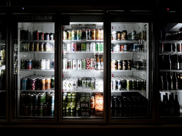 drinks on display at Mr West, Footscray