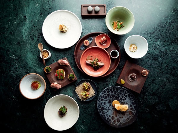 a spread of food on the table at Navi Lounge, Yarraville