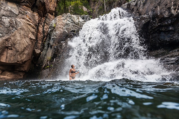 Girl at Jourama Falls