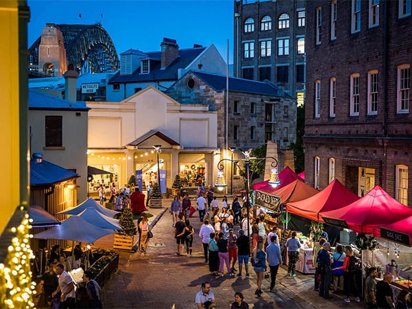 The Rocks markets