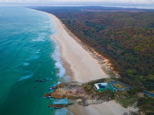 North Stradbroke aerial