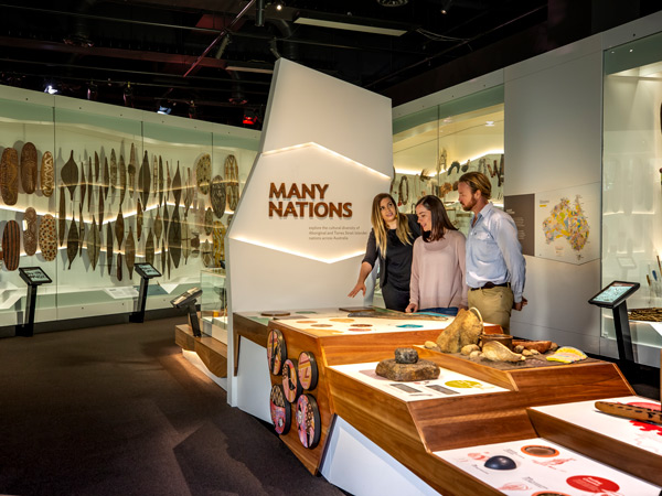 the Bunjilaka Aboriginal Culture Centre, Melbourne Museum