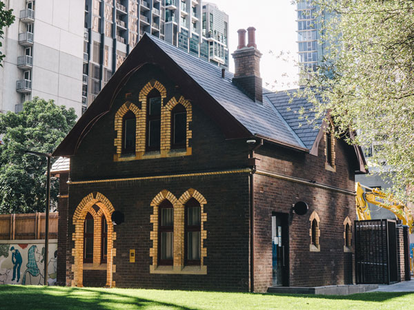 the exterior of Caretaker’s Cottage