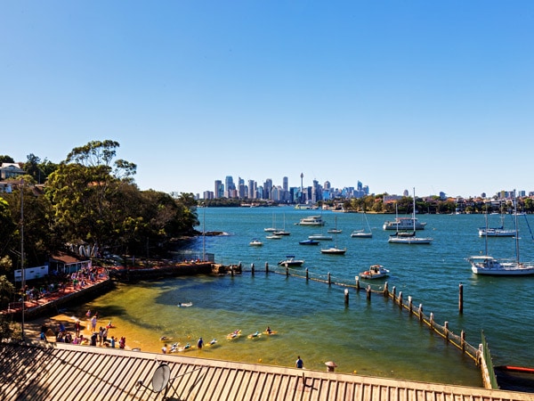 an overhead shot of Greenwich Baths, Sydney