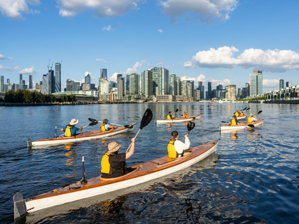 kayaking on the Yarra