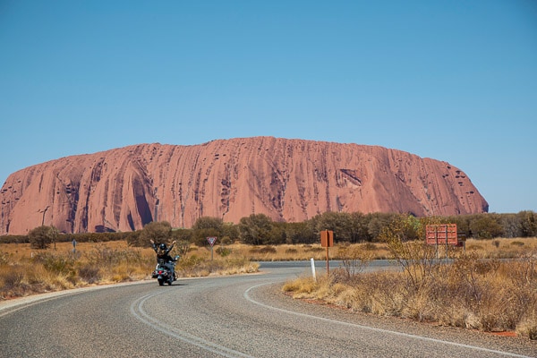 Motorcycle Uluru, NT