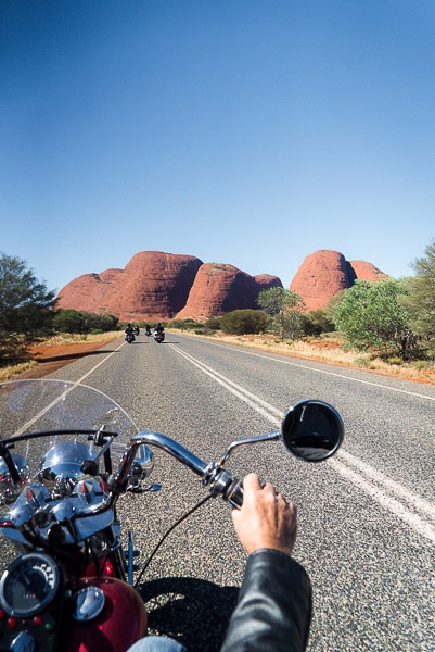 Motorcycle tour Kata Tjuta, NT