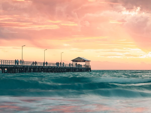 sunset at Semaphore Beach