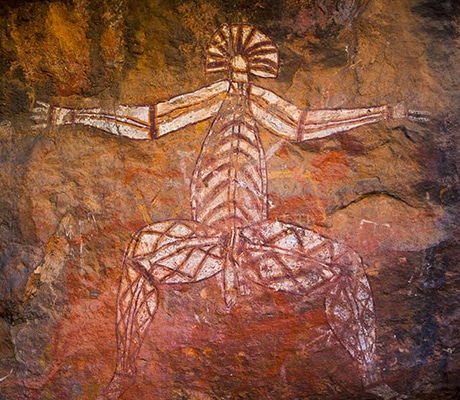 Ancient art at Nourlangie