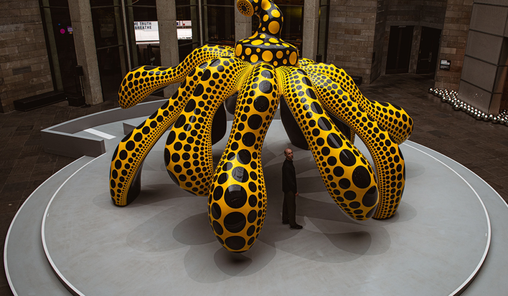 Yayoi Kusama exhibition at the NGV