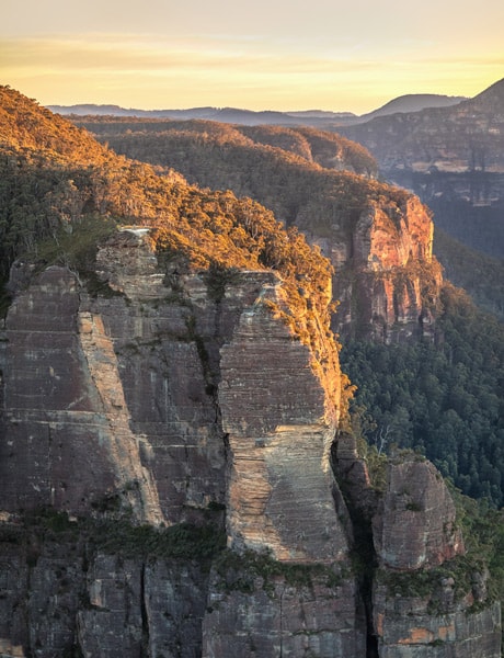 govetts leap pulpit rock lookout blue mountains national park nsw