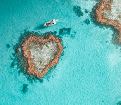 hamilton island heart reef