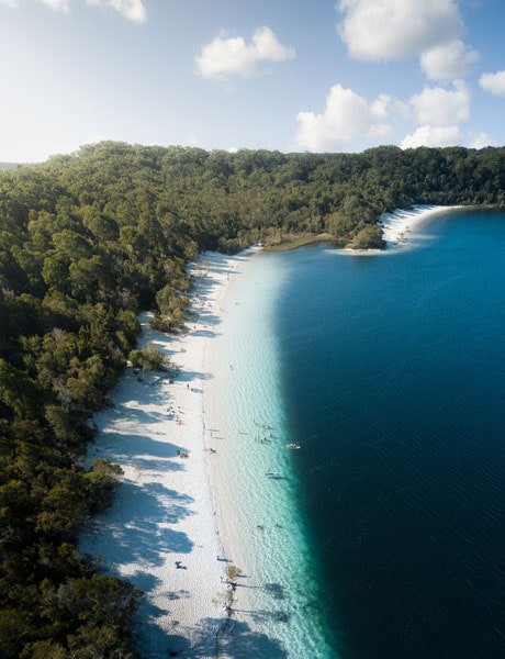 lake mckenzie fraser island qld