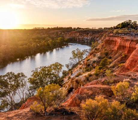 murray river headings cliffs