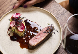a close-up shot of a dish at Babae restaurant in Ballarat