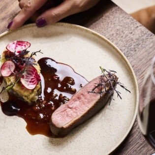 a close-up shot of a dish at Babae restaurant in Ballarat
