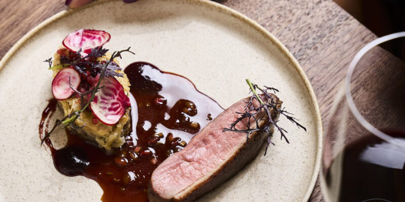 a close-up shot of a dish at Babae restaurant in Ballarat