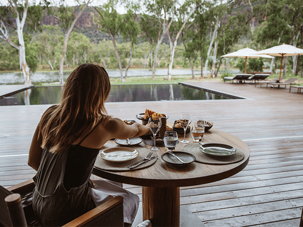 Mt Mulligan Lodge dining