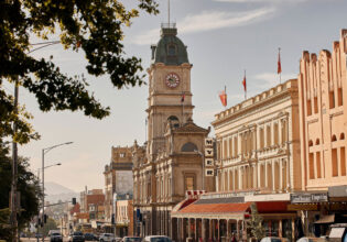 heritage buildings along Sturt, Ballarat