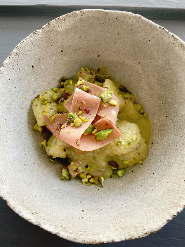 a close-up shot of a dish at Antica Australis