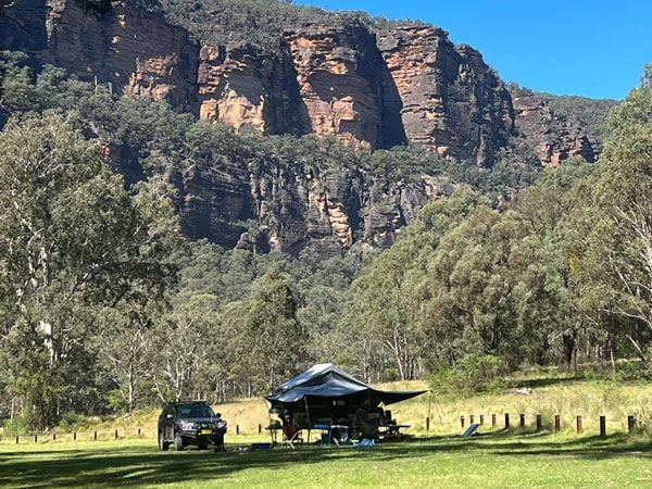 scenic landscapes in Coorongooba Campground