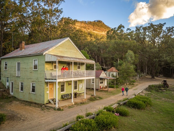 the accommodation exterior at Yerranderie Private Town