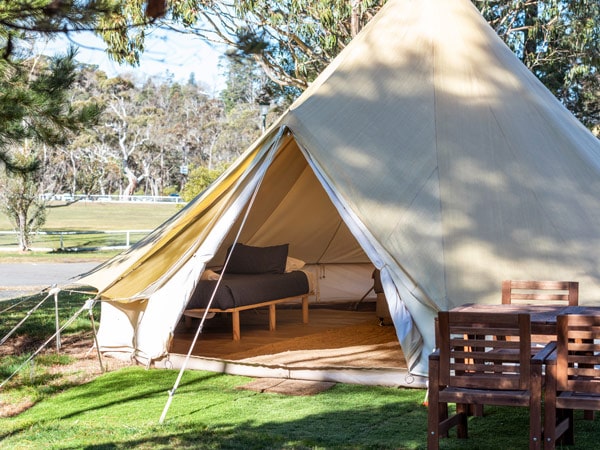 a tent at Katoomba Tourist Park