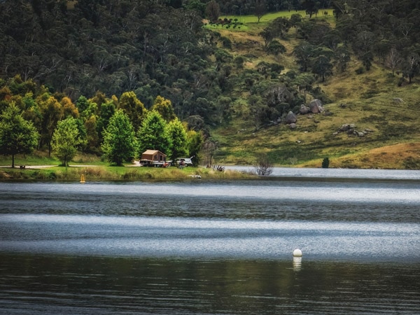 a scenic view of Lake Lyell