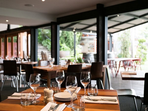 the dining table at Sisters Rock Restaurant