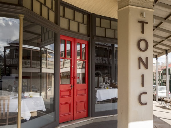 the exterior of Tonic Restaurant