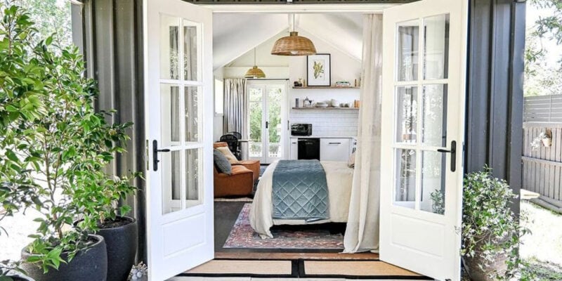 the entrance to the Little Black Cottage studio in Bowral