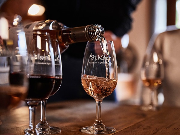 St Maur wine tasting