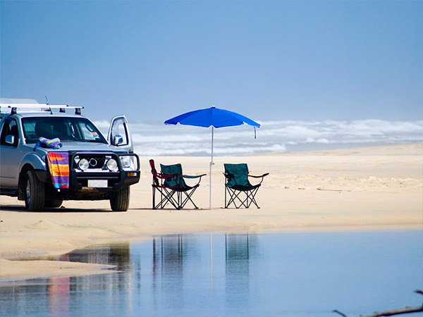 Fraser Island beach setup