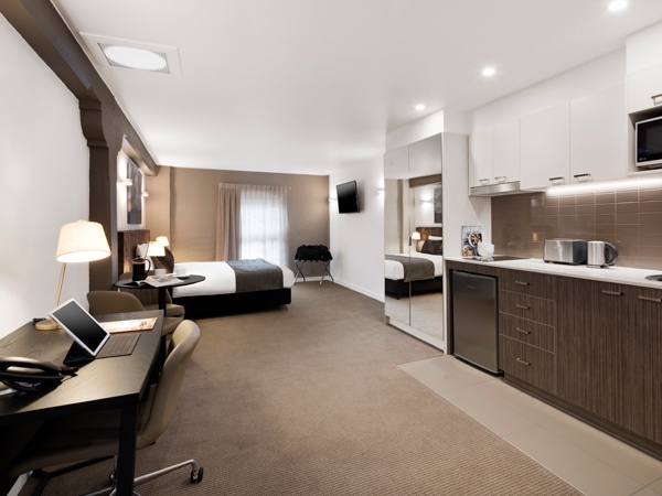 the studio room at Quest Newcastle West