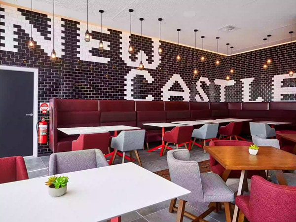 the in-house restaurant at Holiday Inn Express